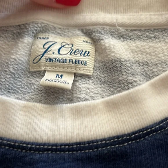 J. Crew Vintage Fleece Long-Sleeve - Picture 2 of 4